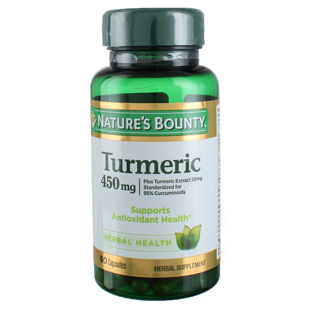 Capsulele Turmeric 450 mg - 60 ct, ambalaj cu 3 capsule