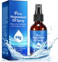 Spray de magneziu, Spray de ulei de magneziu pur pentru picioare, Ingredient organic natural în sticla de sticla, Ușor de absorbit și de utilizare (60ML)