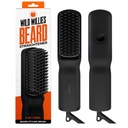 Wild Willies Barbă Îndreptare pentru bărbați - 3 Setări de temperatură, Tourmaline Ceramic Încălzit Barbă Brush & Hot Comb - Tehnologie portabilă, ionică, Coarse & Curly Hair, 400F - Utilitar de înfrumusețare
