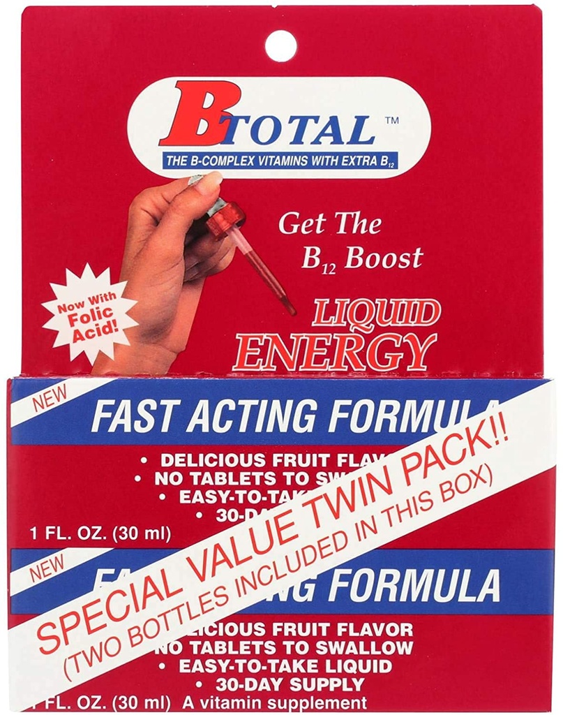 Produse sublinguale B-Total Twin Pack - 2 fl oz