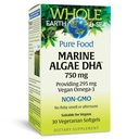 Factori naturali Pamant si mare, marin DHA Omega-3, 30 Vegetarian Softgels