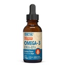 DEVA Vegan Omega-3 lichid DHA - EPA, Non Fish din Algae, Lemon Flavor, 2 Ounce