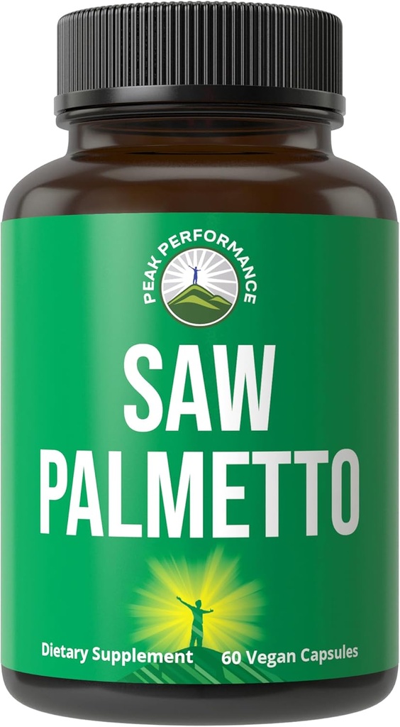 Saw de înaltă performanță Capsule Palmetto pentru bărbați și femei 1000mg Toate Pastile naturale de extract de cherestea Palmetto. DHT Blocker Supliment pentru pierderea parului.