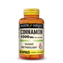 MASON NATURAL Scorțișoară, 1000 mg, 100 capsule (Pachet de 3), Supliment alimentar vegetal