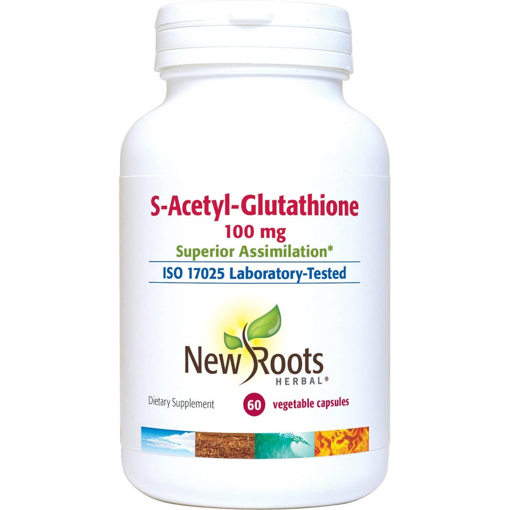 NOU ROOTS HERBAL S-Acetyl-Glutatione, 100mg 