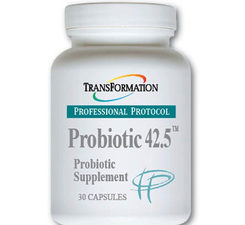 TRANSFORMAREA GENEZEI DE BUNĂ SĂNĂTATE Enzimă Probiotică 42.5 Supliment pentru suporti de echilibru intestinal sanatos, eliminare si functie imunitara incurajand o digestia mai completa, 30 capsule