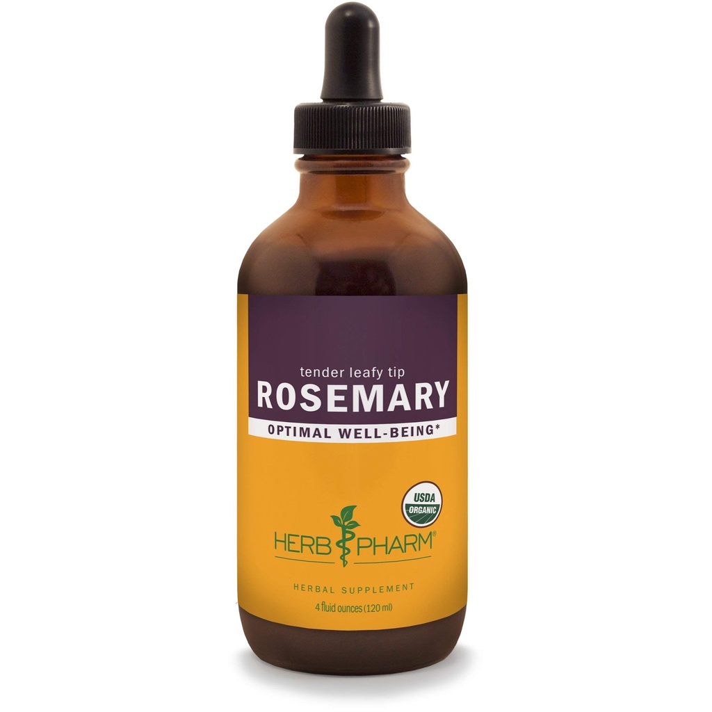 Herb Pharm Extract organic de Rosemary lichid certificat - 4 Ounce