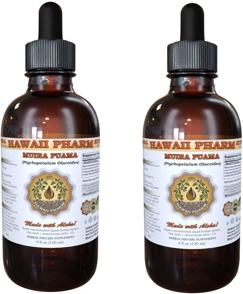 Muira Puama (Pychopetalum Olacoides) Extract lichid 2x4 oz