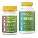 Noor Vitamine Femeii Multivitamine și Omega Fish supliment ulei Bundle