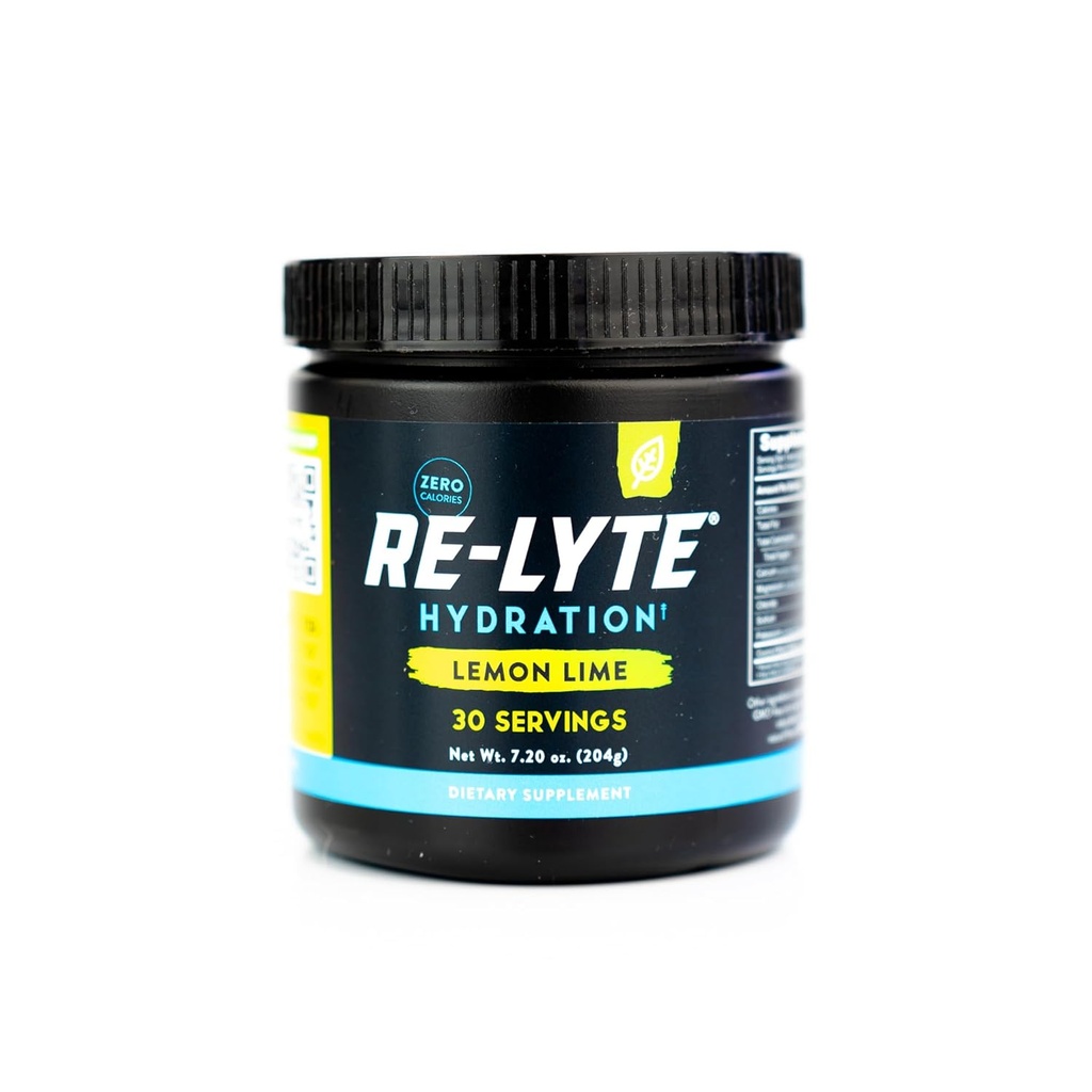 REDMOND Re-Lyte Electrolyte Drink Mix Lemon Lime, 30 servind borcan mic de 6,88oz