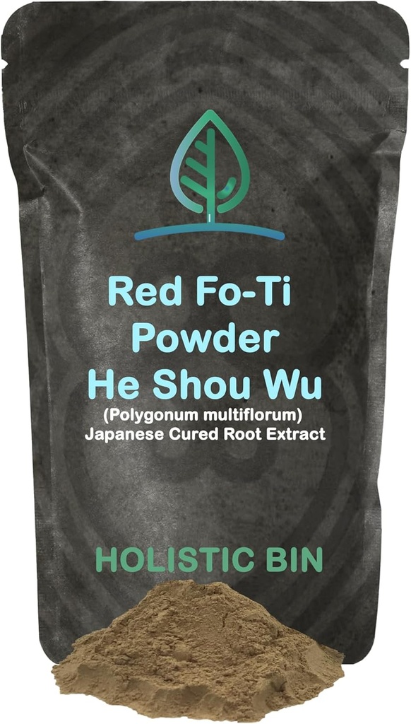Holistic Bin Japonese He Shou Wu Fo Powder Potent Extract de plante fermentate pentru vitalitate 