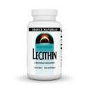 Sursa Naturals Lecithin 1200 mg, Un emulsifier natural - 100 Softgels