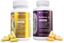 BioAssist® Relieve-Fx + Immune-fx, Recovery Relief Joint Detox Mood Imunum Planga Suport suplimentar factori, Clean Certified®, Non-GMO