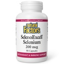 Factori naturali, Seleniu Selenium 200mcg, Antioxidant & Imun, 90 capsule