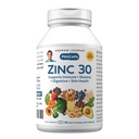 ANDREW LESSMAN Zinc 30mg - 60 capsule - Citrat de zinc foarte absorbabil. Sprijină Imune, Skeletal, Digestive și Skin Health. Capsule mici uşor de înghiţit. Fără aditivi