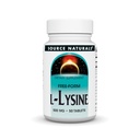 Sursa Naturals L-Lysine Free Form - Amino Acid Supplement Supports Energy Formation & Colagen* - 500 mg- 50 Tablets