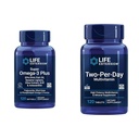 Life Extensie Super Omega-3 Plus EPA/DHA Ulei de pește, Sesame Lignans & Two-Per-Day High Potence Multi-Vitamina & Supliment mineral
