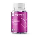 Hyland Elderberry organic Plus Gummies, Elderberry negru organic cu ZINC și vitamina C, Supplement de sprijin imun pentru adulți, 60 Vegan Gummies (30 zile)