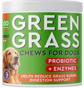 PAWFECTCHEW Dog Pee Grass Helper - Tratamentul iarbă pentru urină de câine - Neutralizator de urină câine pentru iarbă Burn Spoturi - Pee Dog Pee Lawn Reparatii Tratamente cu Probiotice - Made in USA - 120 Chews