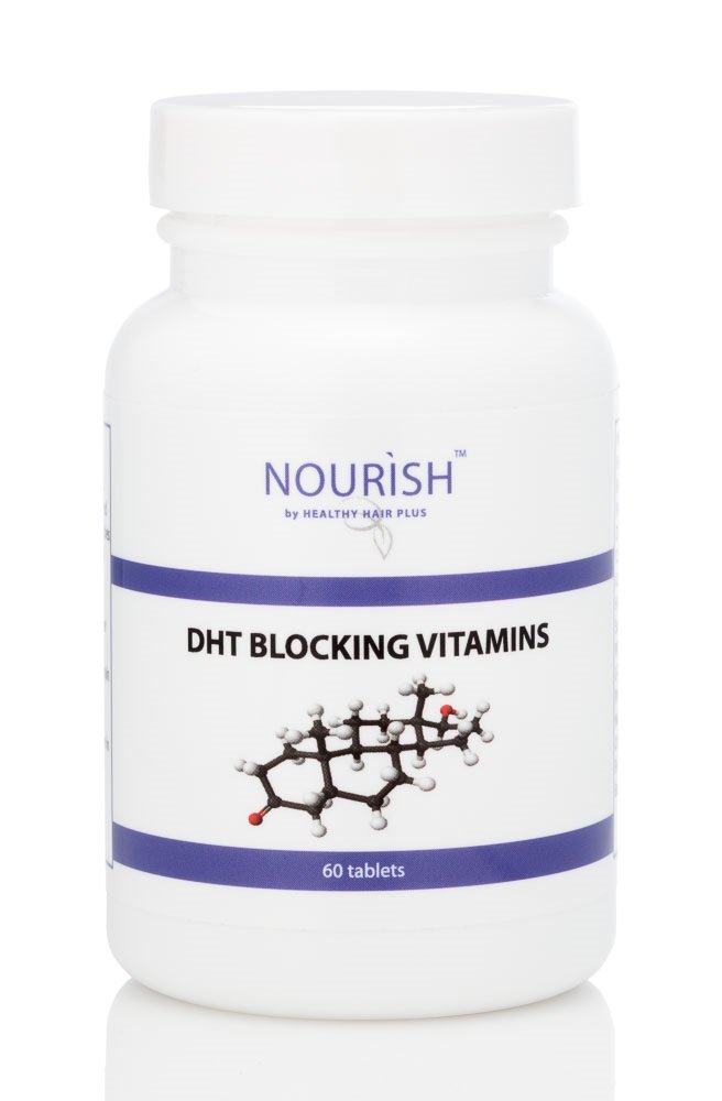 Păr sănătos Plus - DHT Blocker Vitamine Supliment pentru bărbaţi şi femei - 60 comprimate - Zinc - Saw Palmetto - Biotin - Acid folic - Creşterea mai gros şi sănătos Păr