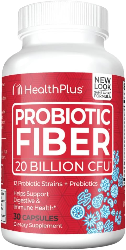 Sănătate Plus fibre probiotice - Supliment alimentar, Detox, 30 capsule, 30 Serviri
