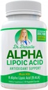Acid alfa-lipoic de Dr. Danielle, Neuropatie Suport, Non-GMO, Gluten-Free, Vegan, Soy-Free, Promovează zahăr din sânge sănătos, Alpha R Acid lipoic R-ALA, R-ALA, 120 Veggie Caps
