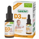 Terenuri de arta - Certified Organic Vitamina D3 Drops Baby 
