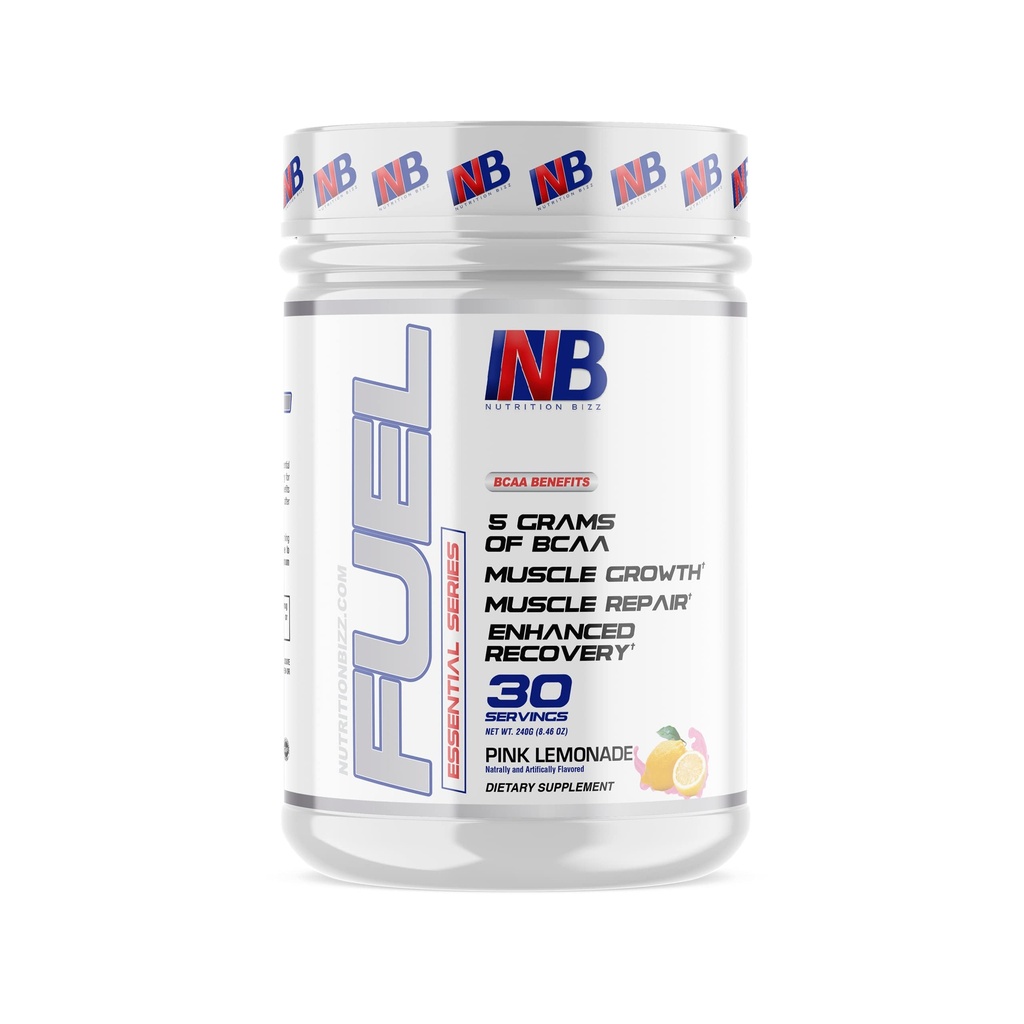 BCAA Powder, 5 Grams of BCAAs Aminoacids, Post Workout Recovery Drink for Muscle Building, Recovery, and Endurance, 30 Servings (Pink Lemonade)