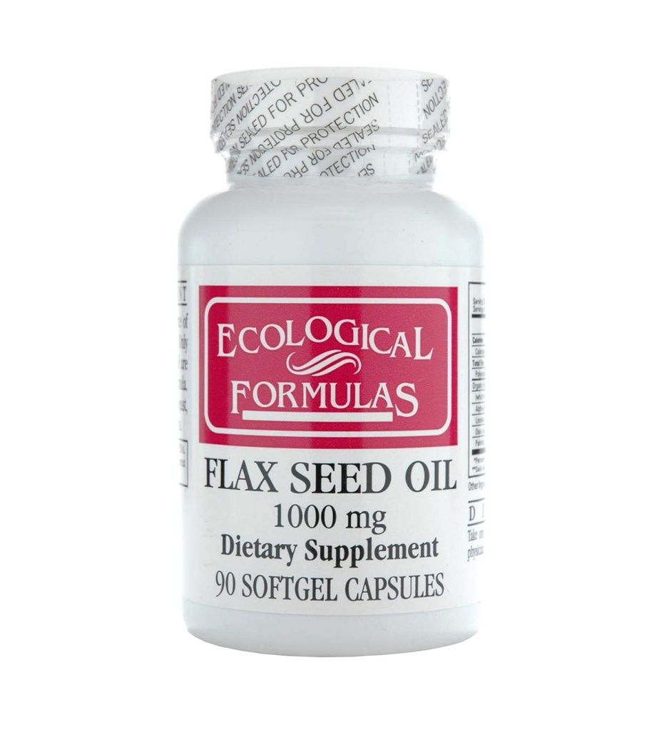 Formule ecologice Ulei organic de semințe de in 1000 Mg, alb, 90 Conte