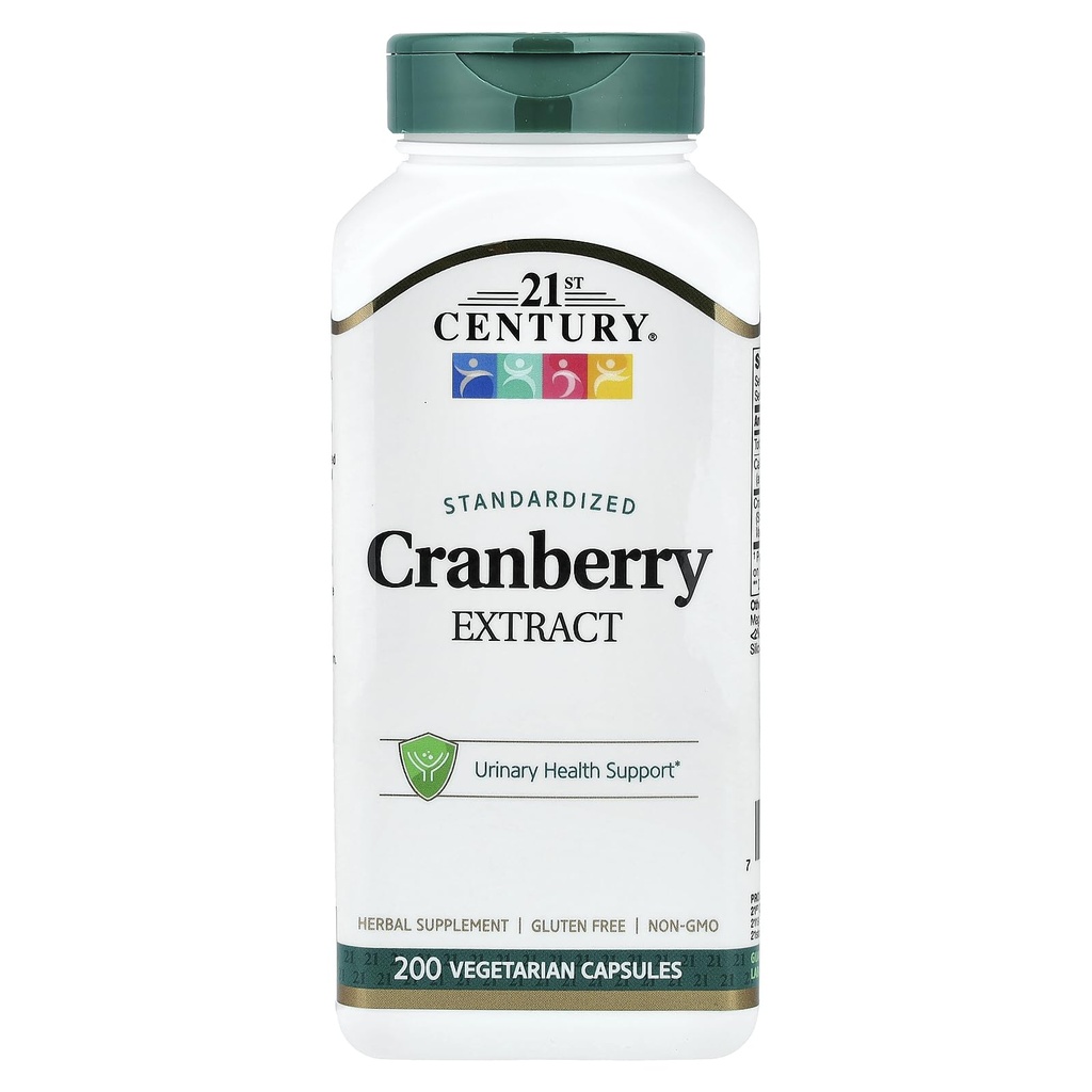 21st Century Healthcare, Inc Cranberry Extract capsule, 200 Conte