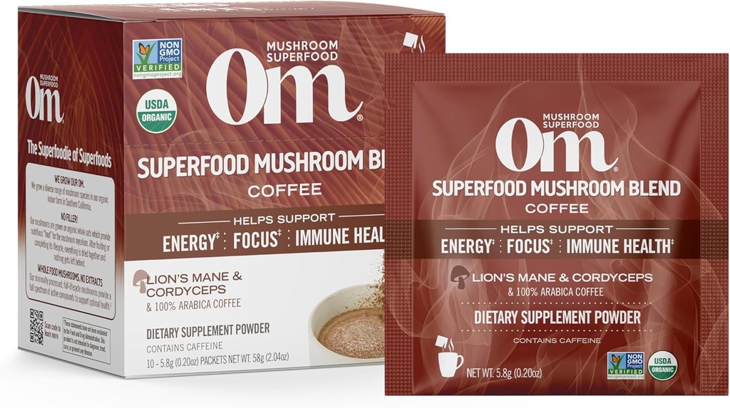 OM MUSHROOM SUPERFOOD Cafea Blend 