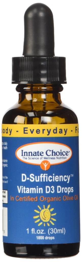 Alegerea innascuta D Lichid vitamina D3, 1 lichid Ounce