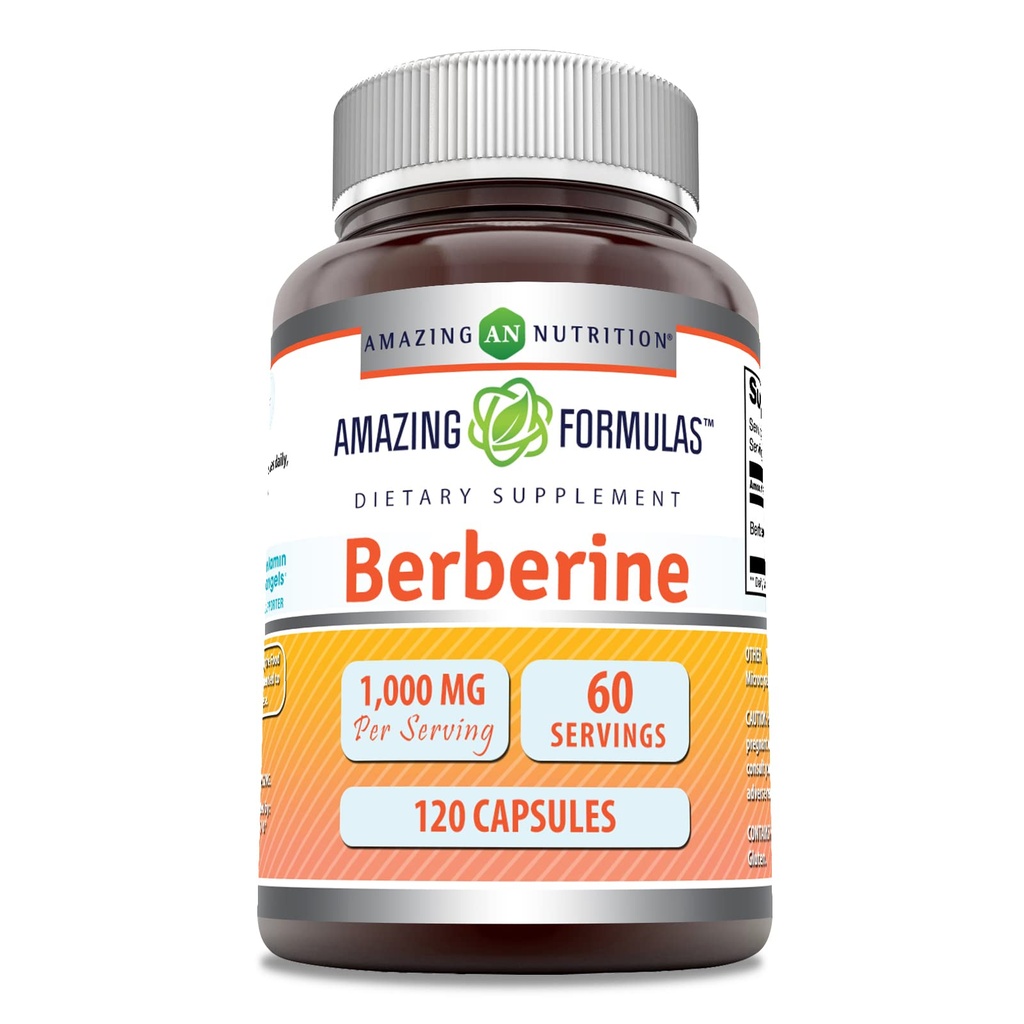 Formule uimitoare Berberine 1000 mg Per Servire 120 capsule Supliment 