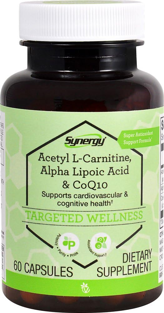 Vitacost CoQ10 + Alpha Acid lipoic + Acetil L- Carnitină HCl - 60 Capsule