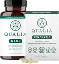 Qualia Life Sciences Bundle Qualia NAD+ & Qualia Senolitic, Clinic testat Supliment, Can Boost NAD+, imbatranire Supliment