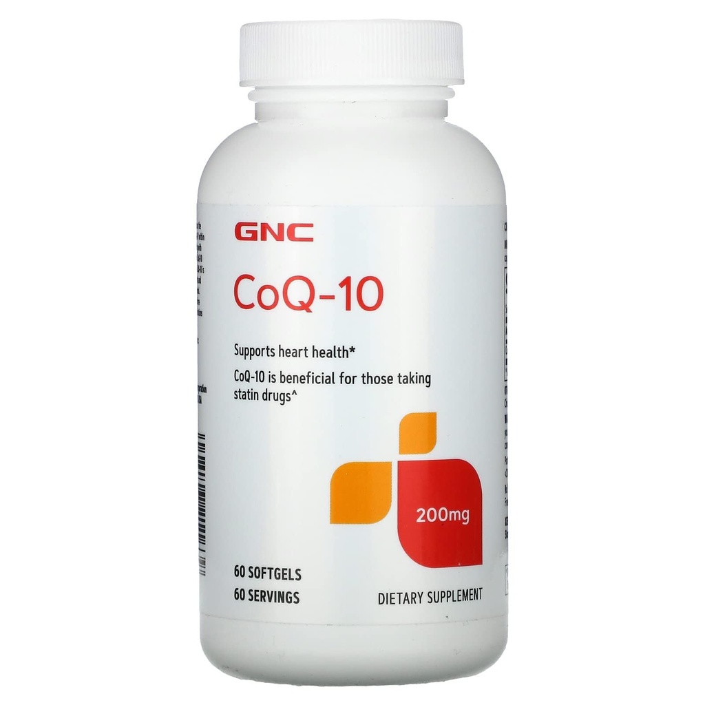 GNC CoQ10 200mg Supliment, Suporturi Heart Health, 60 Serviri