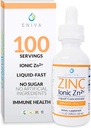 Eniva supliment de zinc lichid Ultra concentrat picături de zinc pentru sănătate imună 1.7 oz