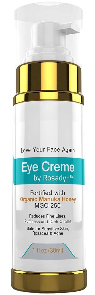 Crema de ochi w/Manuka Honey MGO250 reduce Puffiness, linii fine și cercuri întunecate 