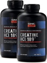 GNC AMP Creatin HCl 189, Constructor muscular vizat și Supliment de recuperare, Blend de performanță de absorbție rapidă, 480 Conte