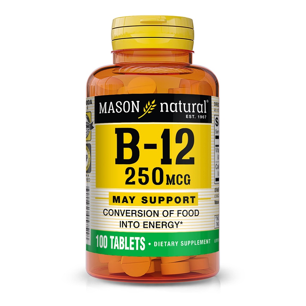 Mason Vitamine Mason Vitamina B 12 250mcg Tablete