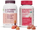 SmartyPants Femeii Multivitamine și Probiotic Imunity Bundle: Omega 3 ulei de pește (EPA/DHA), Methylfolat, CoQ10, Vitamina D3, C, Digestive & Immune Supplement (30 Day Support)
