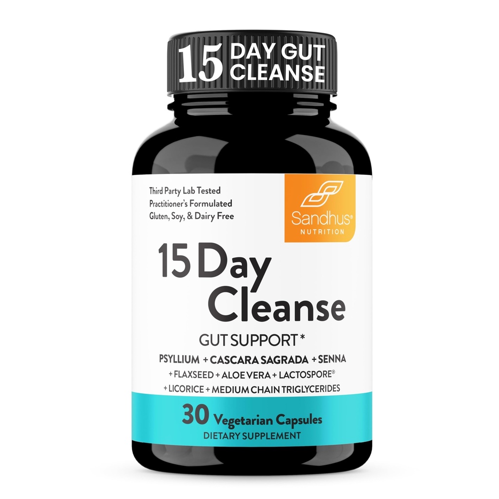 Sandhu's 15 Day Gut Cleanse Colon Detoxifiere pentru Femei si Barbati
