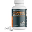 Bronson Vitamina K2 MK-7 200mcg Extra Putere, 250 comprimate vegetariane