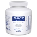 Encapsulations Pure Bromelain 2400 500 mg - for Digestive Support & Musculoschelestal Health - Supports Joints & Muscle Recovery* - Proteolitic Enzimes - Vegan - 180 Capsule