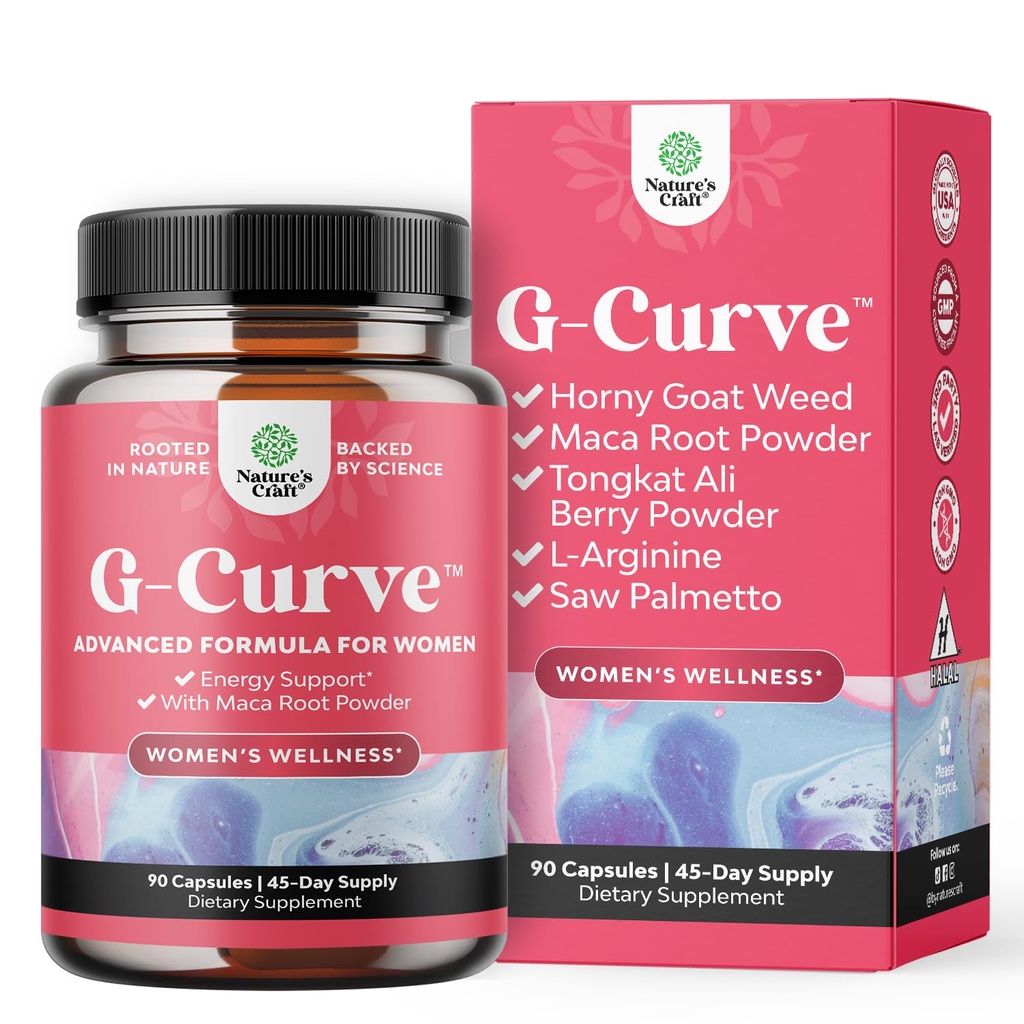 Pastile mai bune de creştere a fundului şi a sânilor - Sân Herbal potent şi pastile de creştere a fundului cu buruieni Horny Goat pentru femei Complex cu Panax Ginseng Saw Palmetto şi Maca rădăcină pentru femei - 90 Conte