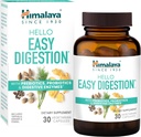 Himalaya Hello Easy Digestion, Enzime digestive cu 2 miliarde CFU Probiotice şi Prebiotice, Plus 100 mg Herbal Digestive Support cu Ginger, Fennel & Triphala, 30 capsule vegetariene