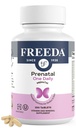 FREEDA Vitamina prenatala - Prenatala Kosher - Vitamine prenatale cu fier, acid folic prenatal, colină, vitamina D - One Daily Pre Natal Multivitamine Suport pentru gravide si femei care alăptează (250)