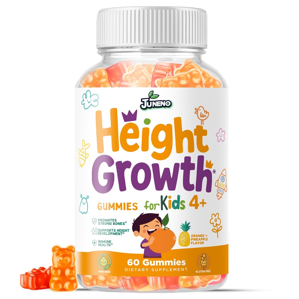Înălţime de creştere Vitamine Suplimentul Gumiile - creşte Taller pentru adolescenţi Băieţi Fete - Înălţime Naturală Maximizator Multivitamine
