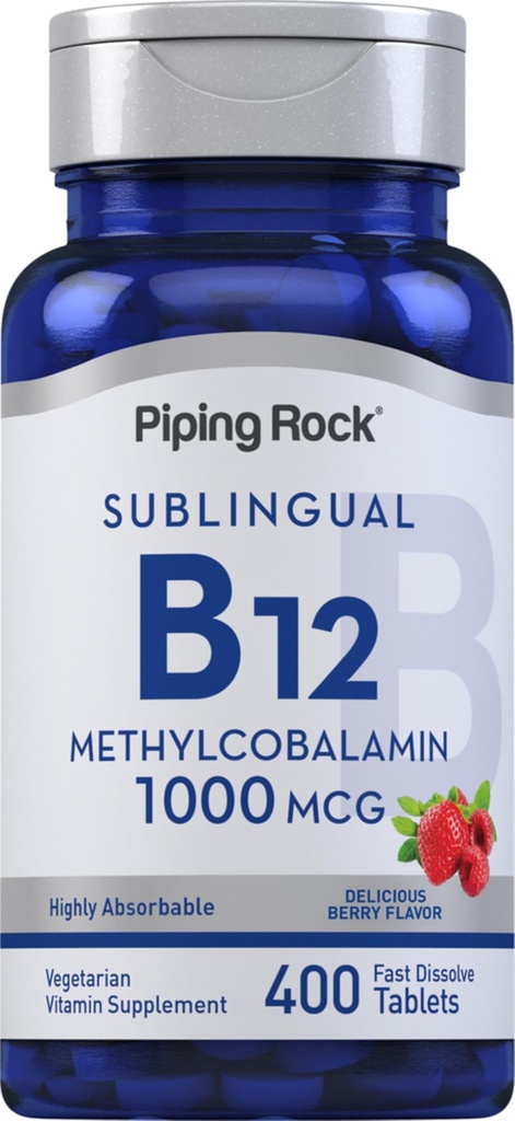 Piping Rock Vitamina B12 Tablete sublinguale 