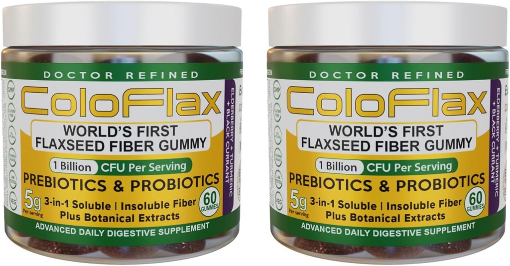 Fibră organică de in + Gume probiotice 